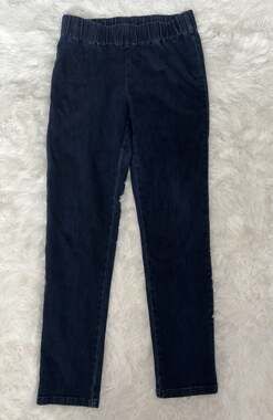 Soft Surroundings Women’s S Darker Wash Pull On Jeans. Great Pair & Quality.